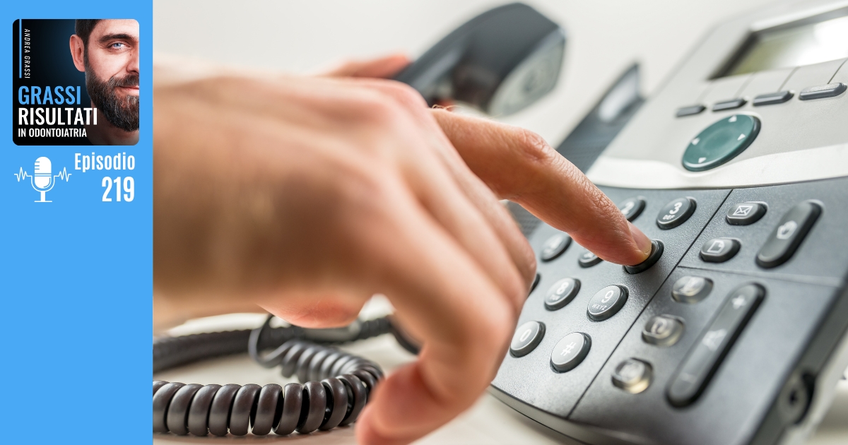 gestire le telefonate nello Studio Dentistico